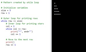 while loop in python