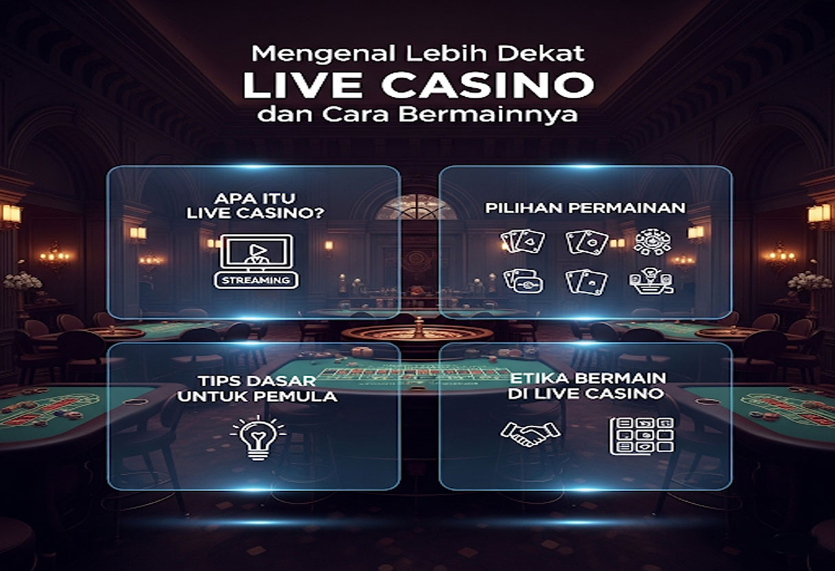Mengenal Lebih Dekat Live Casino dan Cara Bermainnya